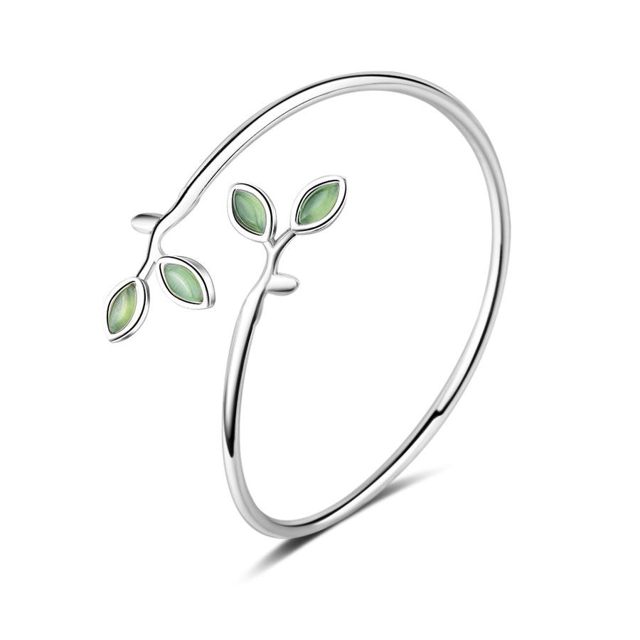 Lovesick Jewelry Sterling Silver Leaf Bracelet
