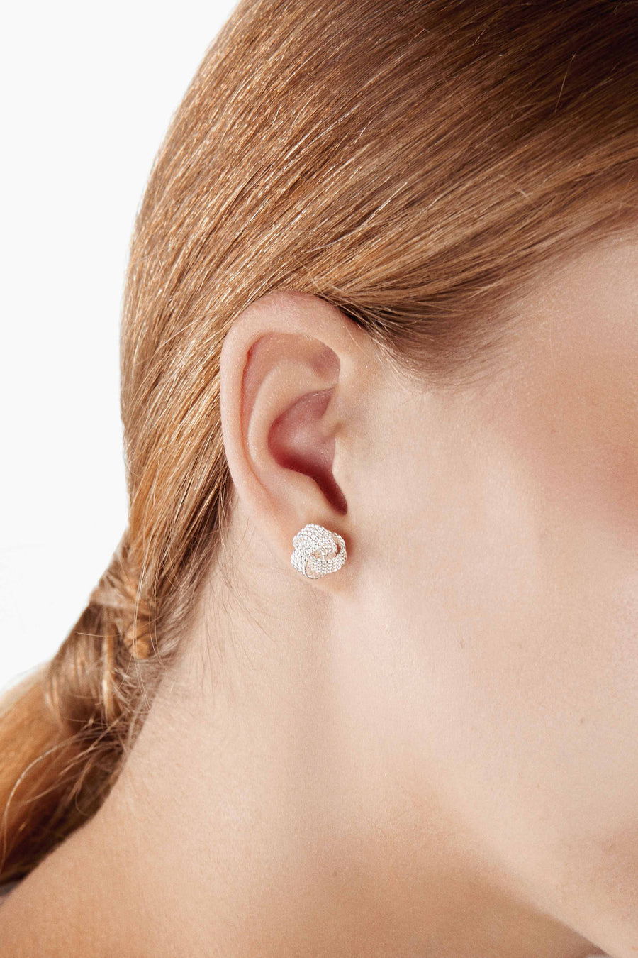 Lovesick Jewelry Sterling Silver Web Stud Earrings
